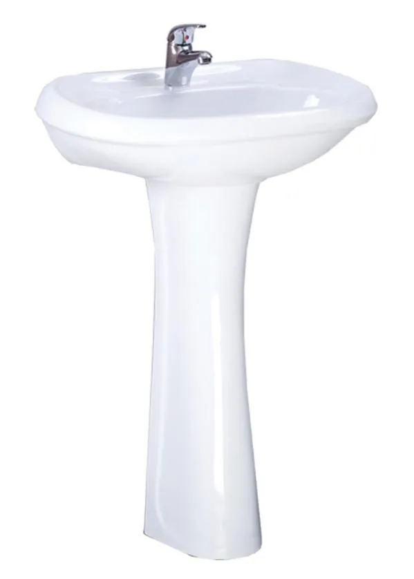 Умывальник с пьедесталом Santeri Воротынский (571x454x840 мм, белый, без перелива)